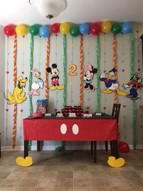 mickey clubhouse birthday decorations